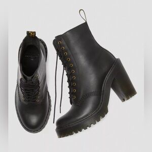 Doc Marten’s Kendra Leather Heeled Boots